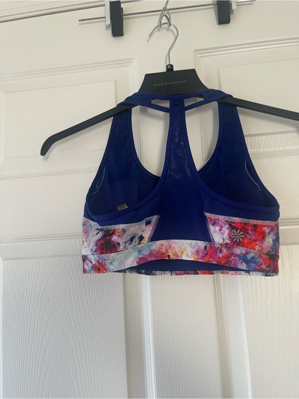 Athleta Vibrant Floral Racerback Sports Bra in Multicolor - Picture 2 of 4